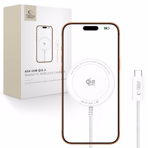 Tech-Protect A54 MagSafe Qi2.2 25 W juhtmevaba laadija – valge