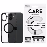 CARE by PanzerGlass Flagship Urban Ümbris MagSafe jaoks iPhone 16 Plus - Clear