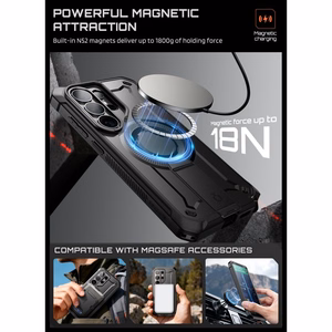 Supcase Unicorn Beetle Pro Mag MagSafe 2-komplektne ümbris Samsung Galaxy S26 Ultra jaoks - must