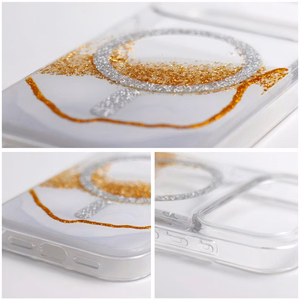 MagSafe'iga ühilduv Golden ümbris iPhone 16, valge