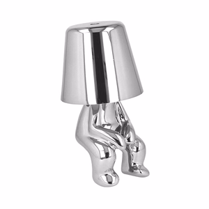 Night lamp hõbedane Man disain L