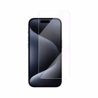 Vmax karastatud klaas 2,5D normaalne läbipaistev klaas iPhone 15 Pro 6,1"