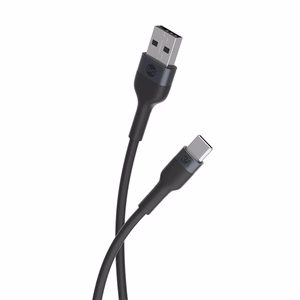 Forever гибкий кабель USB - USB-C 1,0 м 3A черный