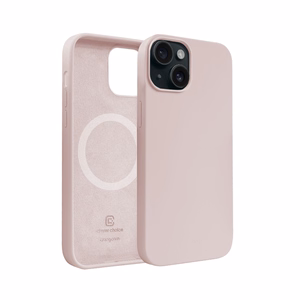 Crong Color Cover Magnetic MagSafe ümbris seadmele iPhone 15, liivaroosa