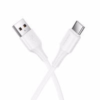 Kaabel USB A to USB C Hoco 3A 1 m X120 valge