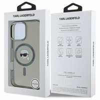 Karl Lagerfeld IML Metal Karl Head MagSafe iPhone 16 Pro Ümbris - must