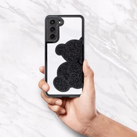 TEDDY BEAR Ümbris jaoks SAMSUNG A55 5G must