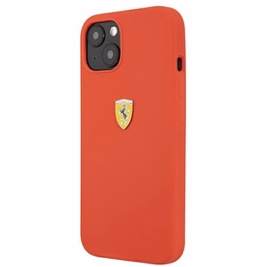 Ferrari FESSIHCP13SRE iPhone 13 mini 5.4" punane/punane kõvakaaneline silikoonist ümbris