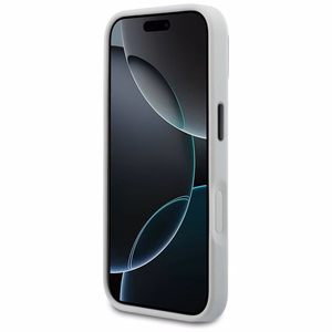 Karl Lagerfeld IML Glitter KL Diamond Logo ümbris for iPhone 17 Pro - hõbedane