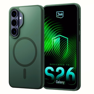 Samsung Galaxy S26 – 3mk Smoke MagCase roheline telefoniümbris