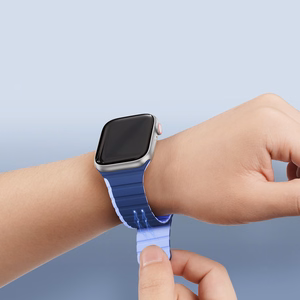 Magnetic Apple Watch SE, 9, 8, 7, 6, 5, 4, 3, 2, 1 (41, 40, 38 mm) Dux Ducis Strap (LD Version) - blue