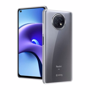 Crong Crystal Slim ümbris seadmele Xiaomi Redmi Note 9T, läbipaistev