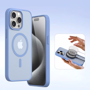 Dux Ducis Lawa Leather Ümbris jaoks iPhone 15 Pro - Sinine