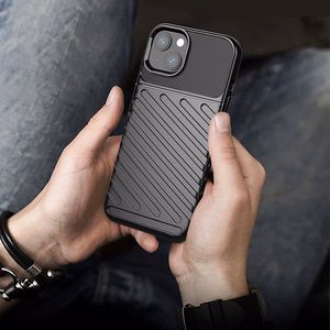 Thunder Case Paindlik ja vastupidav TPU ümbris iPhone 13 mini sinine
