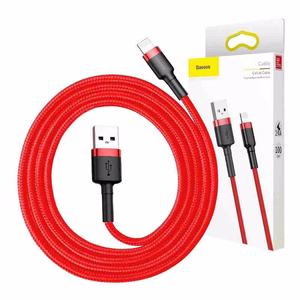 Baseus Cafule USB Lightning кабель 2,4A 0,5 м (красный)