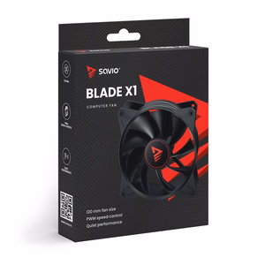 SAVIO VENTILAATOR 120MM 4-PIN PWM BLADE