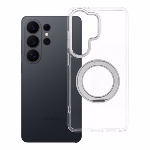 Case for Samsung S26 ULTRA Frame Circle Stand compatible with MagSafe transparent
