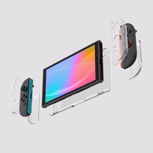 AmazingThing PlayShield Bare Ümbris jaoks Nintendo Switch 2 - Läbipaistev