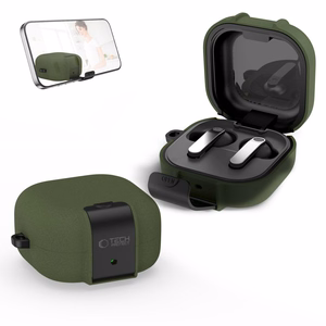Tech-Protect Slim Hook ümbris Samsung Galaxy Buds 4 / 4 Pro jaoks roheline