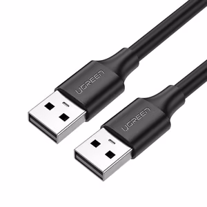 Ugreen kaabel USB 2.0 (pistik) - USB 2.0 (pistik) 1 m must (US128 10309)