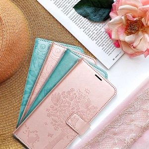 MEZZO Book ümbris jaoks XIAOMI Redmi Note 10 Pro tree rose kuldne