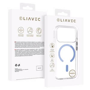 Liavec Pure ümbris kaamera juhtnupuga mudelile iPhone 18 Pro Max/17 Pro Max, helesinine