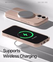 Ümbris Mercury Pure Magsafe Silicon Ümbris Apple iPhone 17 roosa sand