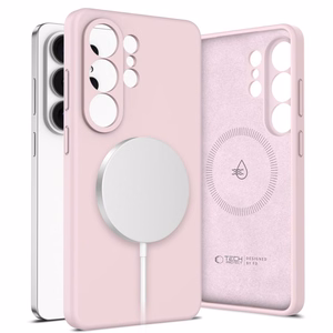 Чехол Tech-Protect Silicone MagSafe для Samsung Galaxy S26 Ultra розовый