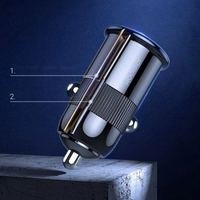 Autolaadija Joyroom "C-A06" Valge (2x USB / 3.1A)