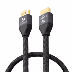 Wozinsky HDMI 2.1 Kaabel 8K 60 Hz 48 Gbps / 4K 120 Hz / 2K 144 Hz 1 m Hõbedane (WHDMI-10)