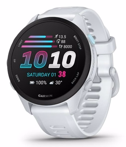 Garmin Forerunner 70 digitaalne GPS-nutikell puuteekraaniga 3.05 cm (1.2") AMOLED, 43 mm, 390 × 390 valge