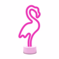 Neon LED on alus FLAMINGO roosa USB-C FSC-11 Forever Light