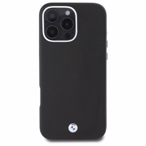 BMW Sign Full Wrapped Metal MagSafe Ümbris jaoks iPhone 16 Pro Max - must
