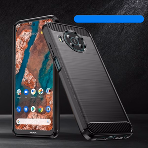 Carbon Case Paindlik kate Nokia X100 jaoks must