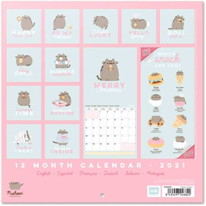Pusheen Foodie 2021 Collection päevaplaneerimise kalender