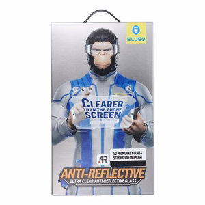 5D Mr. Monkey Glass kaitseklaas seadmele Apple iPhone 18 Pro, Strong Premium Ultra Clear AR, värv: must