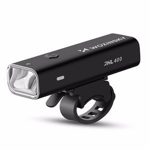 Wozinsky WSBLB2 eesmise (400 lm) ja tagumise USB-C-jalgrattatule komplekt – must