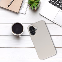 Tel Protect Silicone Premium jaoks Iphone 16 titanium