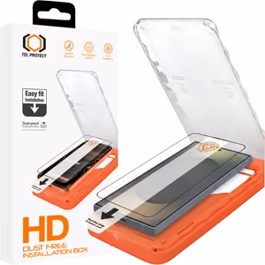 Tel Protect Dust-Free Easy Fit HD Titan закаленное стекло для Samsung Galaxy S25 черное (с разблокировкой по отпечатку пальца)