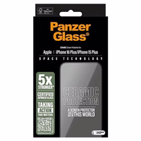 PanzerGlass Ceramic Ekraanikaitse iPhone 16 Plus 6.7" Ultra-Wide Fit 2855