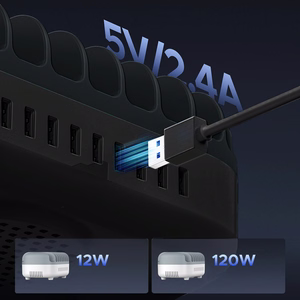 Orico DUK-10P-V1 nutikas laadimisjaam 10x USB-A must