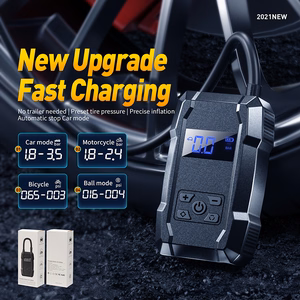 WEKOME Pi801 kaasaskantav elektriline rehvipump 2000 mAh akupangaga, must