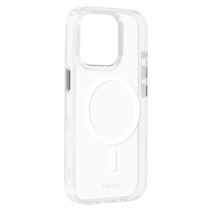 Liavec Glossy Magsafe Clear Ümbris do Iphone 15 Pro valge