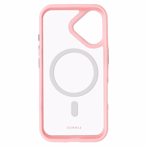 Liavec Hybrid Magsafe Clear Ümbris jaoks Iphone 16 light roosa