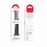 Strap to Apple Watch Forcell F-Design FA10 steel clasp 42 / 44 / 45 / 49 mm must