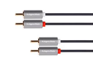 Kruger&Matz Basic 2RCA–2RCA kaabel, 1,8 m