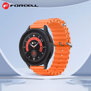 Strap to Samsung Galaxy Watch Forcell Forcell F-Design FS01 silicone holes 22 mm orange