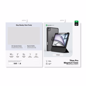 AmazingThing Titan Pro Mag ümbris iPad Air M3 13" jaoks - must