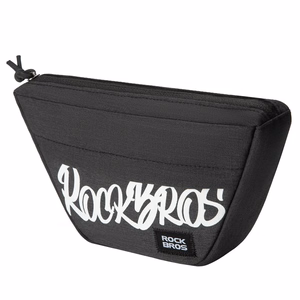 Rockbros G011 Flash Journey trapetsikujuline jalgratta juhtraua kott 0.7 l - must