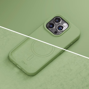 Etteri Silicone Mag ümbris iPhone 12 / 12 Pro 6,1" heleroheline